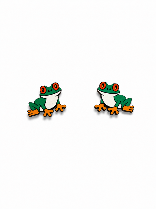 Frog Stud Earrings