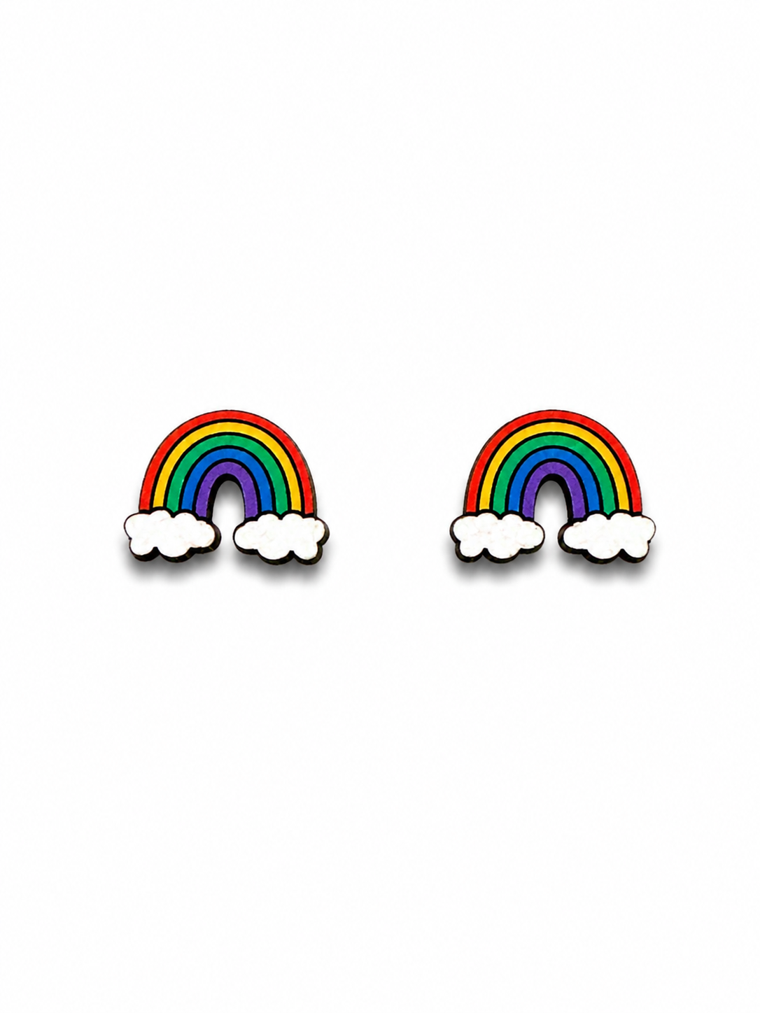 Rainbow Stud Earrings