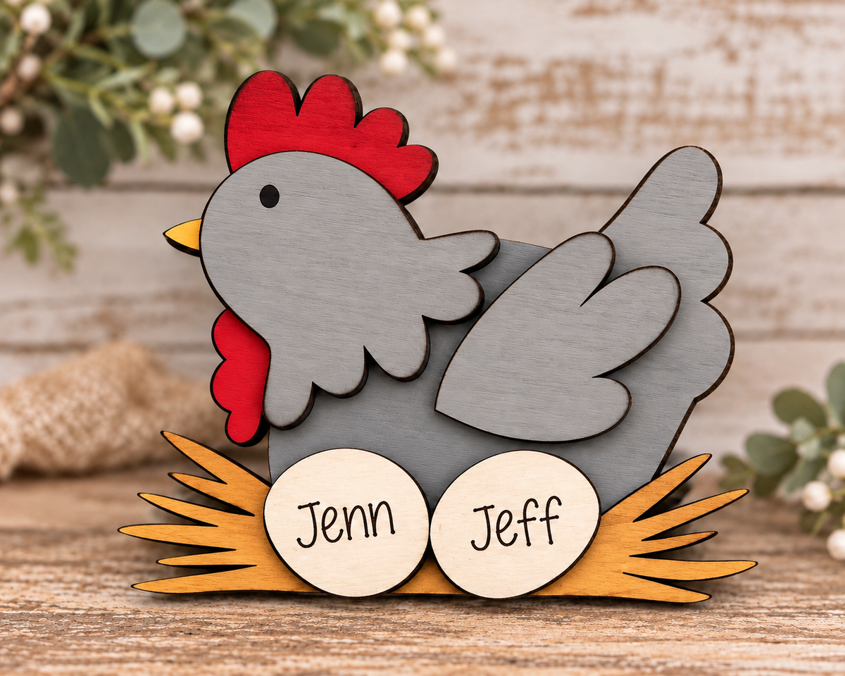 Chicken Nest Family Ornament