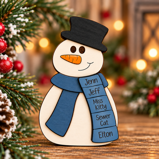 Snowman Family Ornament